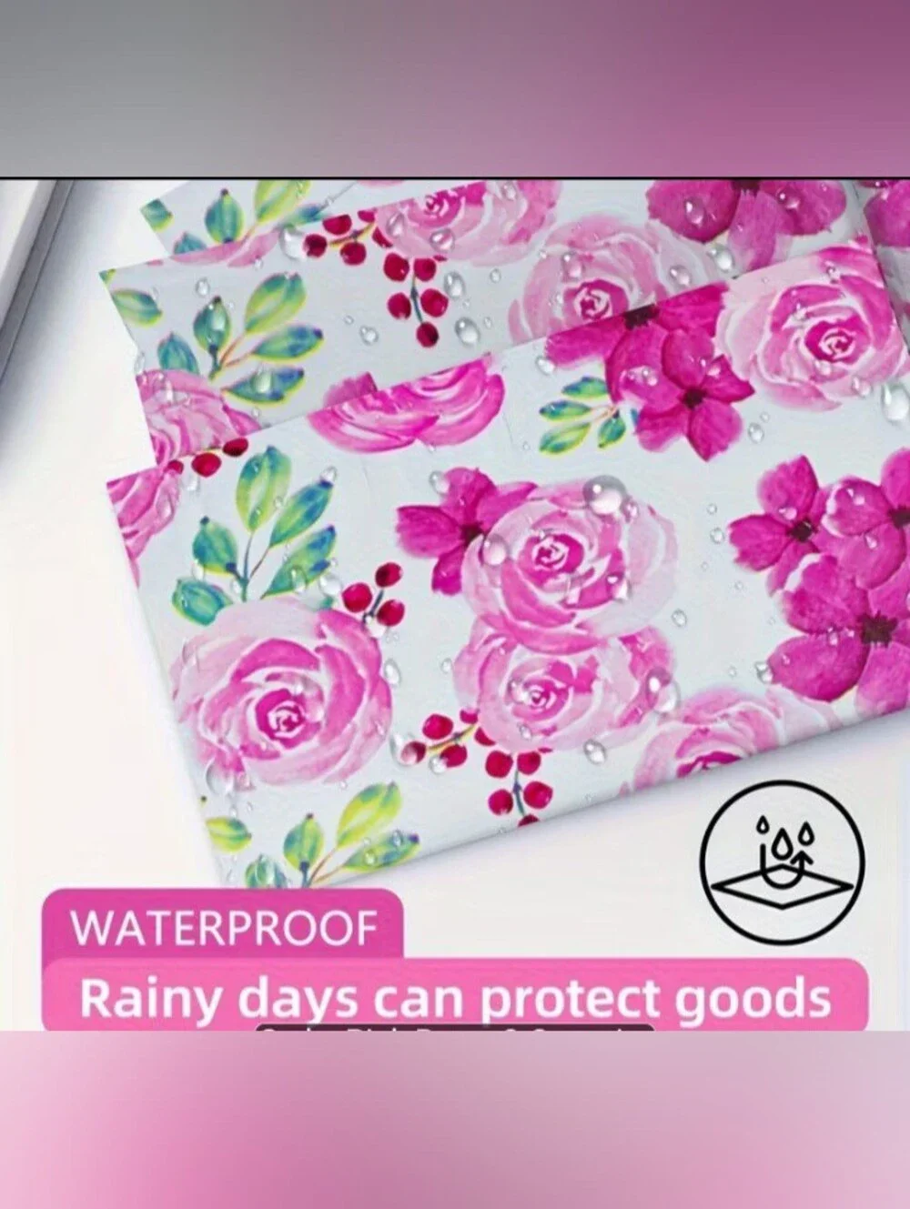 10 count 10x13 Floral Polymailers NWT